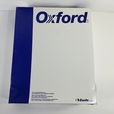 Oxford 25 Unused Laminated Navy Blue Twin Pocket Letter Size Folders 51743
