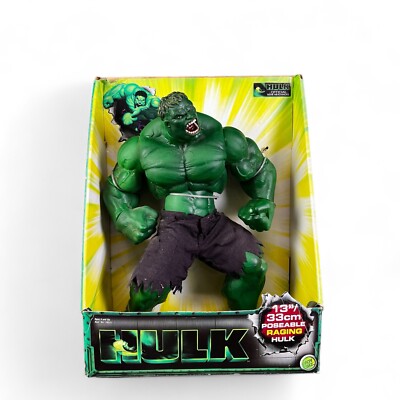 Marvel Hulk 13” Poseable Raging Hulk The Motion Picture Toy Marvel Hulk 13” Poseable Raging Hulk The Motion Picture Toy
