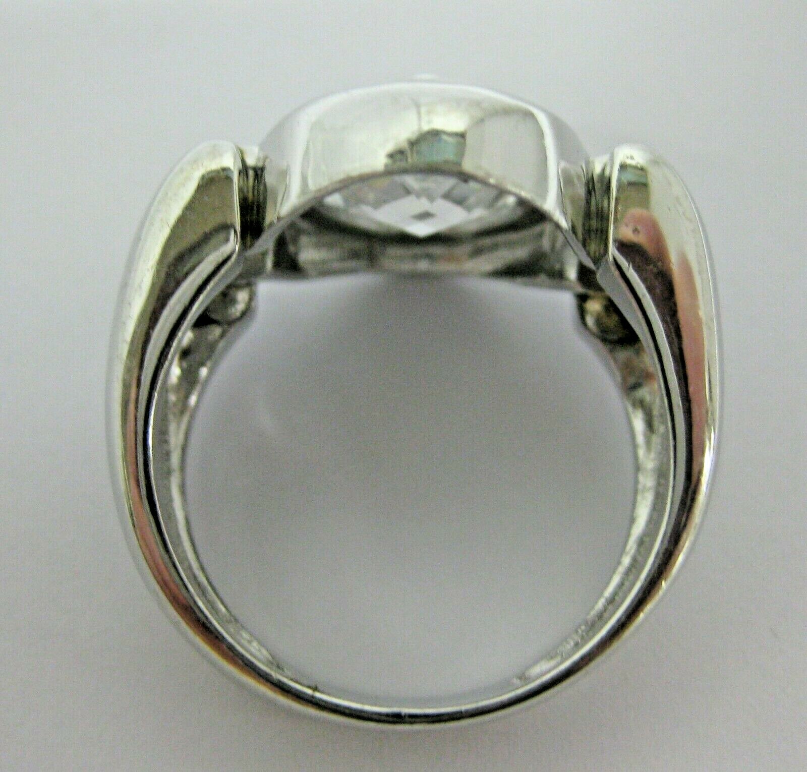 Sterling Silver Bold Statement Ring Checkerboard … - image 5