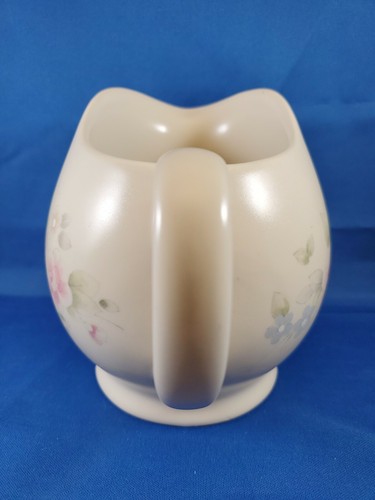 Pfaltzgraff Pitcher Tea Rose Large Gravy Boat Sauce Syrup Vintage - Picture 4 of 8
