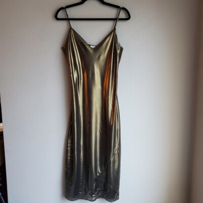 aritzia gold slip dress NEW ARITZIA Wilfred Only Ruched Slip Dress