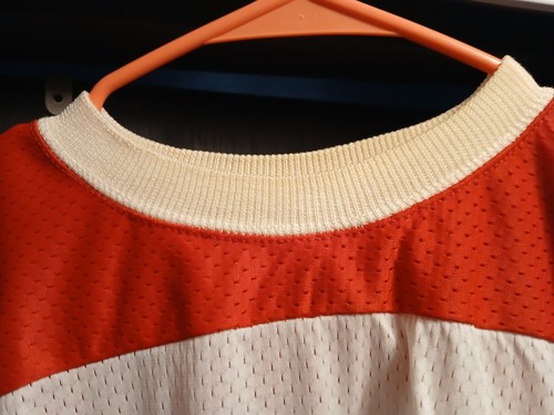 Vtg Kawasaki Motocross Mesh Jersey Supercross MX Orange Mens Sz M USA Made 70s - Picture 4 of 5