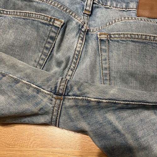 Madewell Mens Slim Leg Jeans Light Wash 32 X 32 Faded Distressed Denim Stretch - Picture 21 of 21