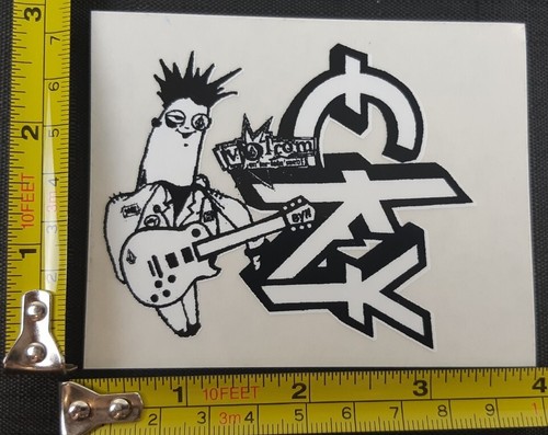 VOLCOM CKY 90s Vintage Genuine Skateboard Sticker OG RARE NOS Bam Magera Last 1! - Picture 2 of 3