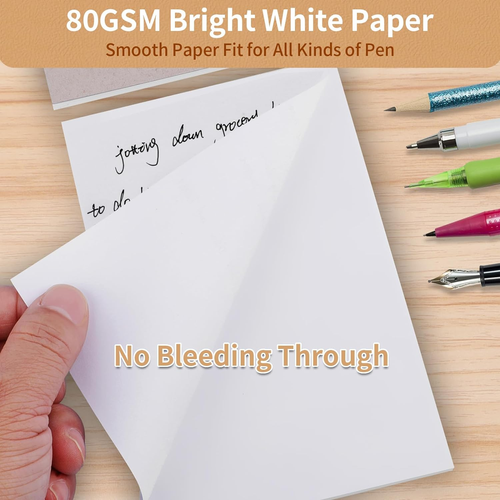 5.5X8.5 in Blank Notepads, 10 Pack, 50 Sheets Each for Notes and Lists - Picture 4 of 12