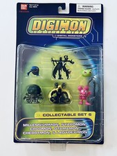 RARE  NEW IN BOX - Digimon Bandai 2004 1.5" Collectible Set 6 - FAST SHIPPING