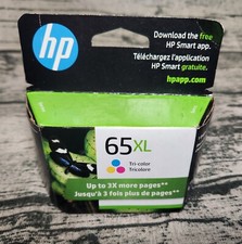 Genuine HP 65XL N9K03AN Tri Color Ink Cartridge Exp. 6/2023 NEW SEALED