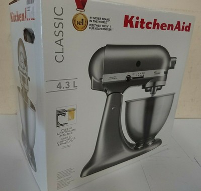 Kitchenaid Uk 4 3l 5k45ssbsl Stand Mixer Pouring Shield Silver