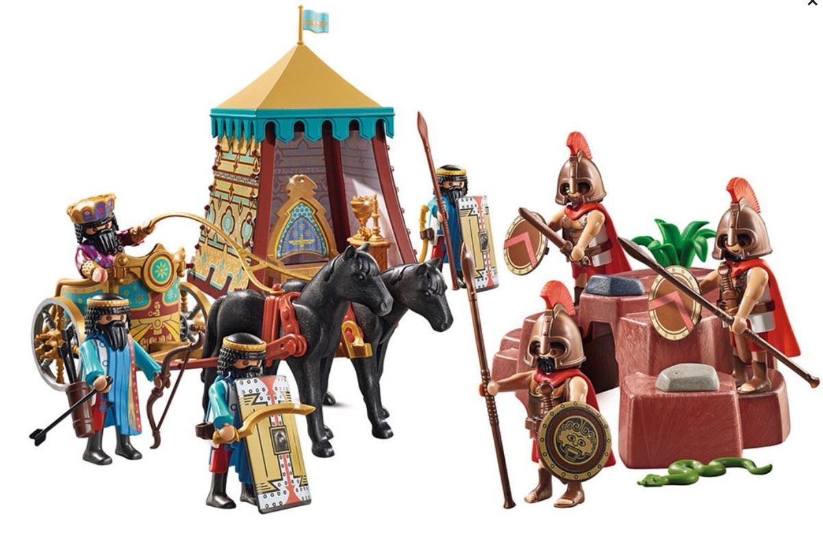 Playmobil History Set 70949 Leonidas And Mythology 70469 Achilles