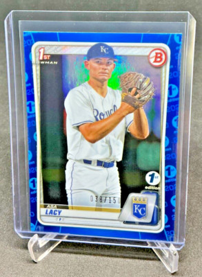 2020 Bowman Draft First Edition ASA LACY 1st Blue 38/150 #BD-88 Royals