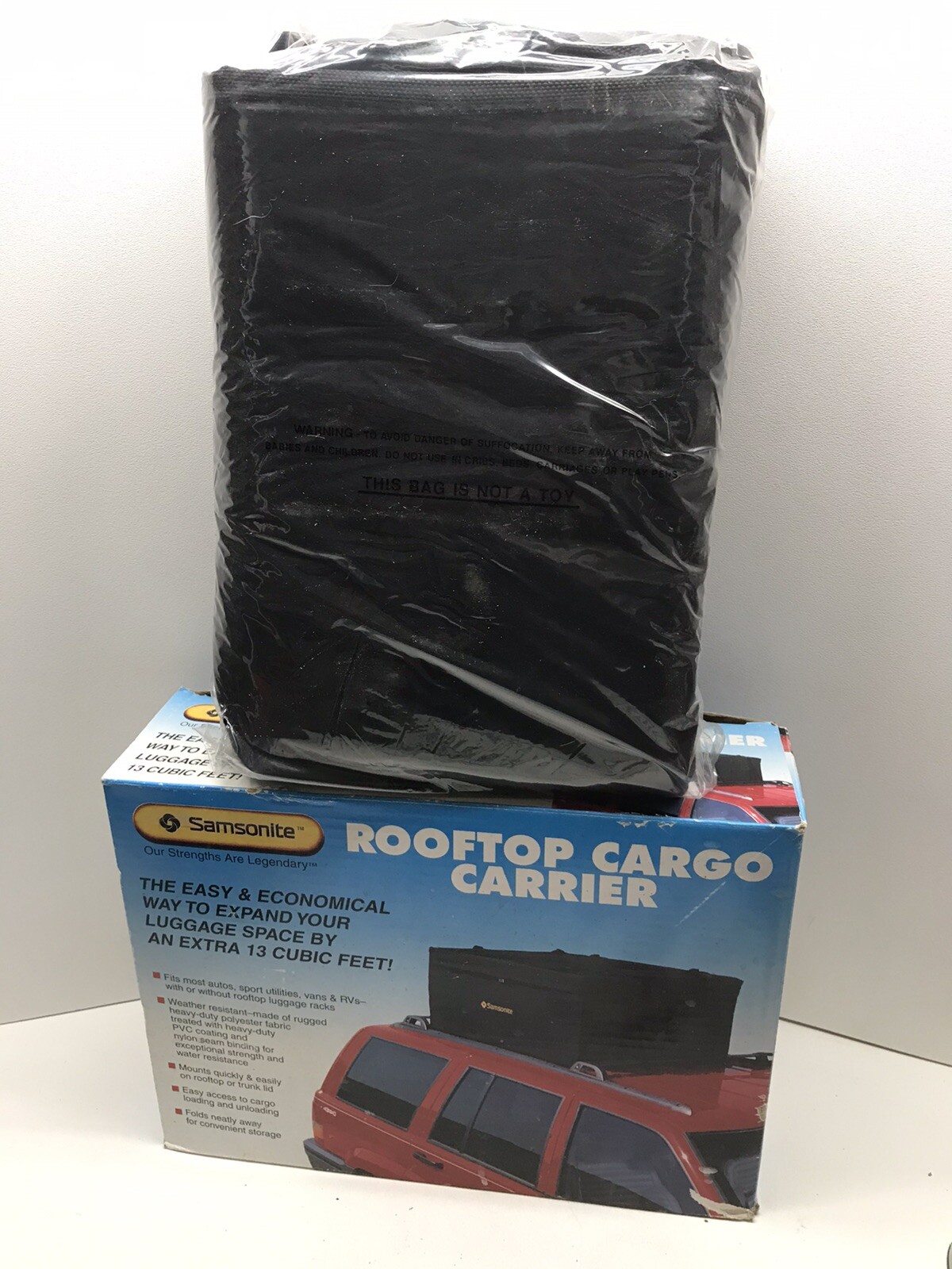 Samsonite Rooftop Cargo Carrier Luggage Space 13 Cubic Feet, Easy