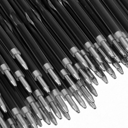 100 Pcs Replacement Ballpoint Pen Refills Ink for Beadable Pens Office - Picture 10 of 12