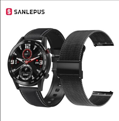 Sanlepus Smartwatch mit 2 ARMBÄNDERN - ANDROID & IOS 