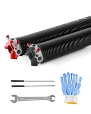 Garage Door Torsion Springs Pair of 0.218 x 2 x 26 inch with Winding Bars