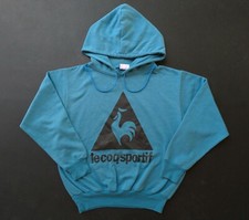 Le Coq Sportif Pullover Hoodie Big logo Jacket Long Sleeve Size Large