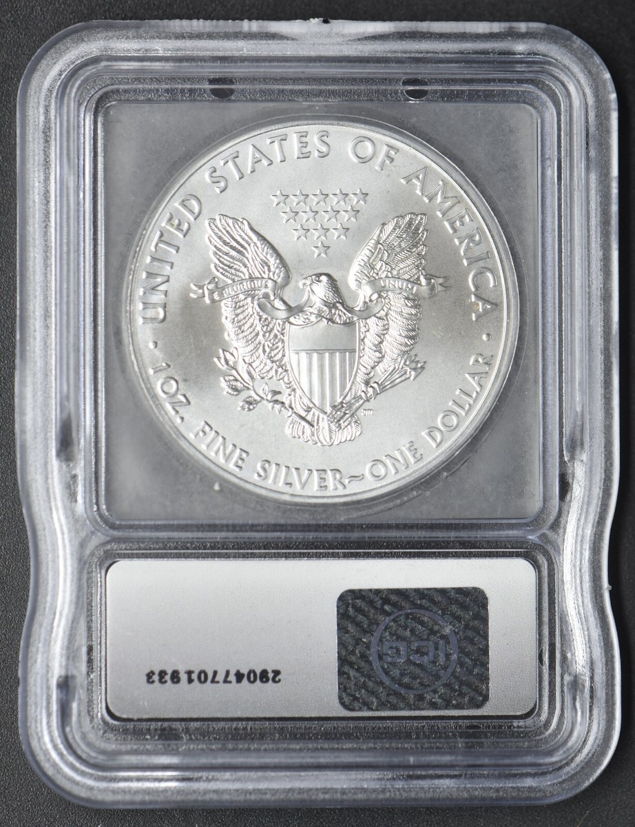 2015 Silver Eagle First Day of Issue ICG MS70 1oz .999