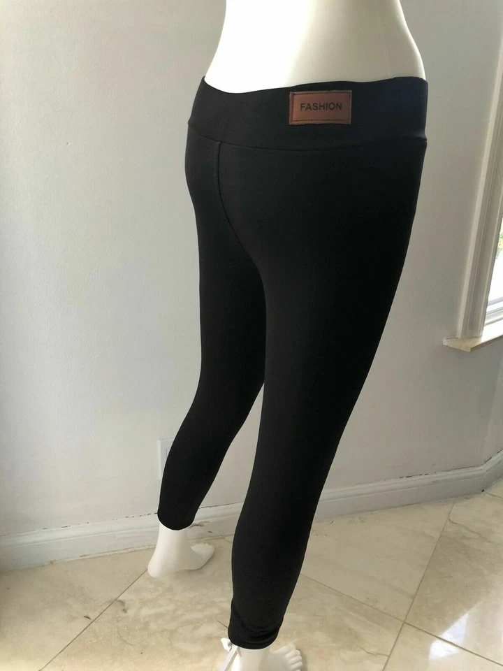 Модные женские леггинсы супер-толстый высоты эластичной ягненка кашемир высокая талия XS - Изображение 4 из 4