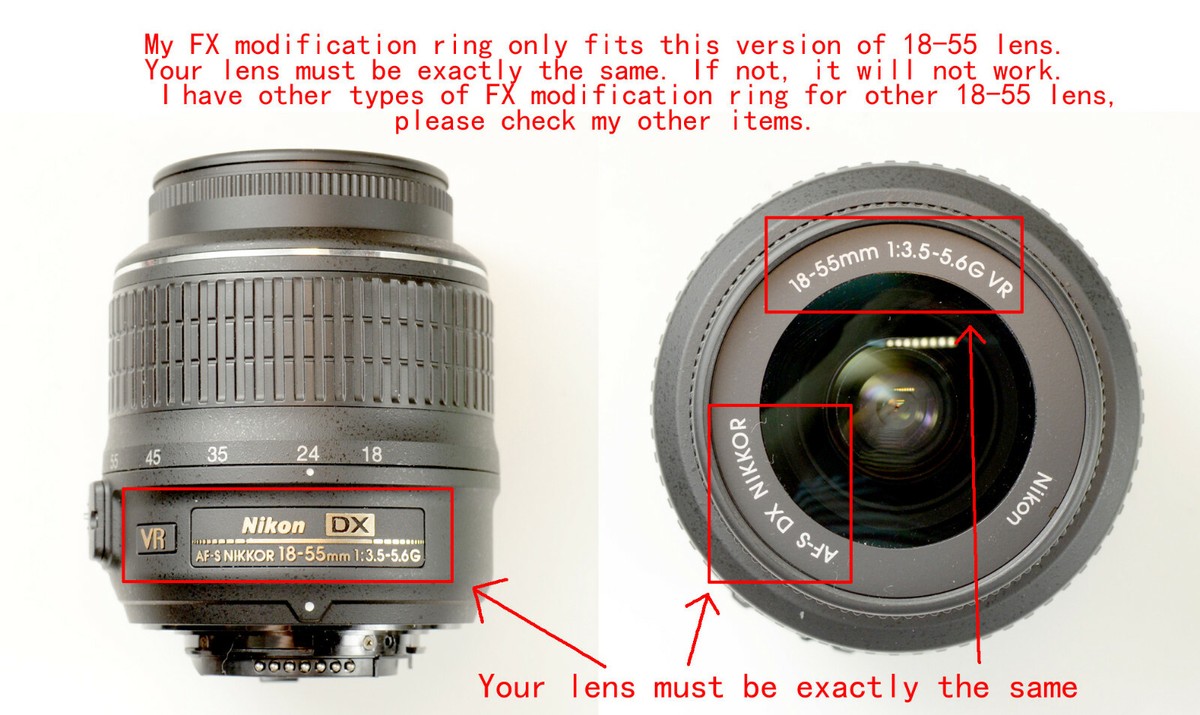 Nikon DX 18-55mm f/3.5-5.6 G VR AF-S NIKKOR Lens for sale