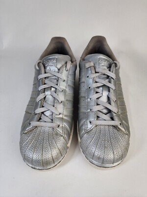adidas gazelle silver green womens adidas Women's Superstar II Shoes, Size 7.5, White/White main image 1