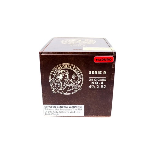 La Gloria Cubana No. 4 Serie R Empty Wood Cigar Box 5.5" x 4.5" x 4.5" - Picture 5 of 12