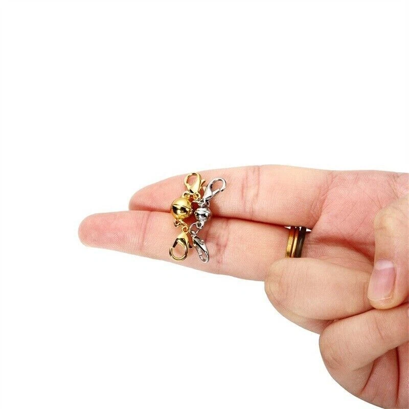 10Pcs Strong Magnetic Clasp Converter Necklace Bracelet - Easy Clasp Connector - Image 3 of 4