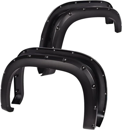 Fit For 2007-2014 GMC Sierra 1500 2500HD 3500HD Pocket Rivete Fender Flares 4Pcs - Bild 1 von 9