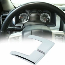 For 2010-17 Dodge RAM 1500 Center Console Dashboard Dash Cover Trim Frame Chrome