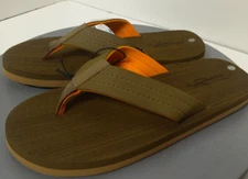 Panama Jack  Flip Flop Sandals Brown Lightweight Mens Sz 8-9 M