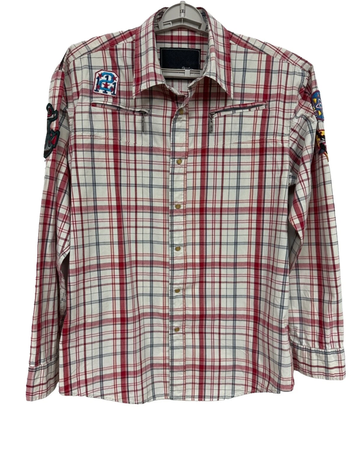 Camisas para hombre Freedom informales de algodón con botones