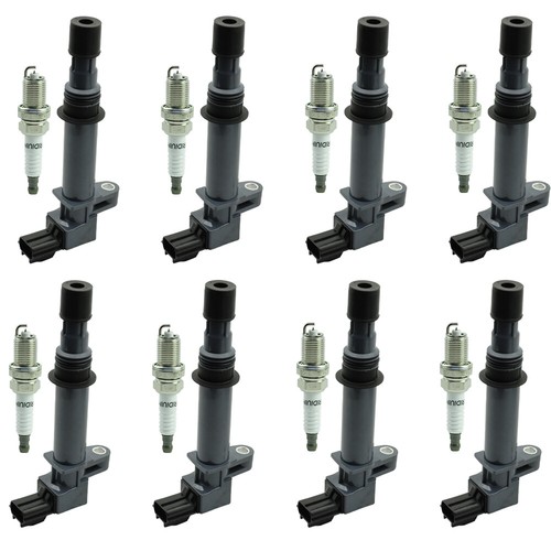 8X Ignition Coils + 8X Spark Plugs for Dodge Dakota, Durango, RAM1500 4
