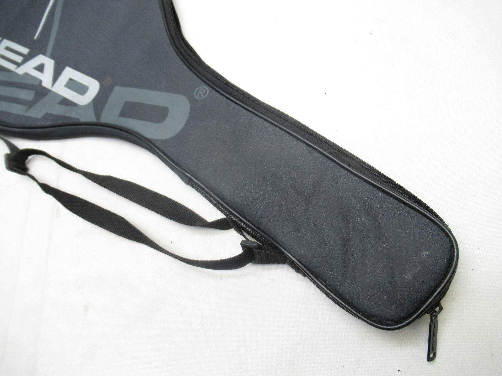 HEAD "OLD LOGO" SINGLE TENNIS RACQUET COVER WITH STRAP