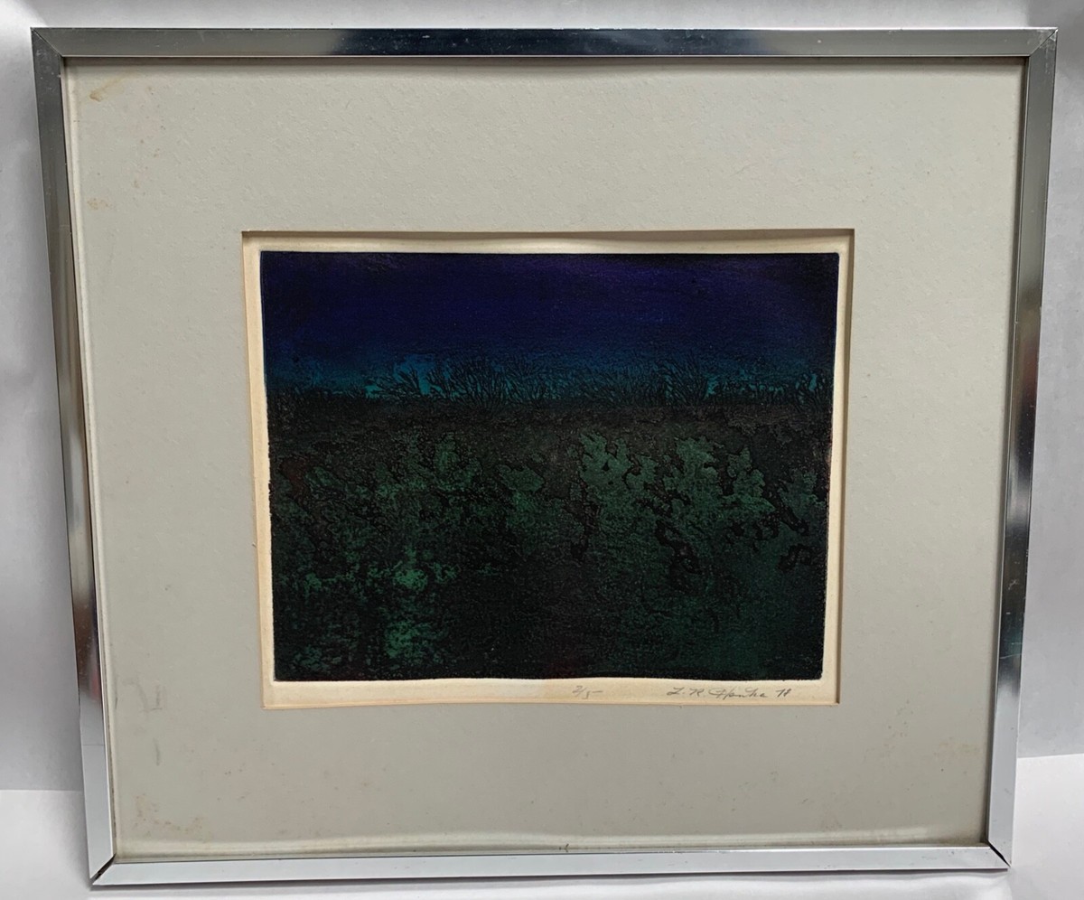 Vintage Numbered Retro Modern Abstract Artist Signed Art (A20) | eBay