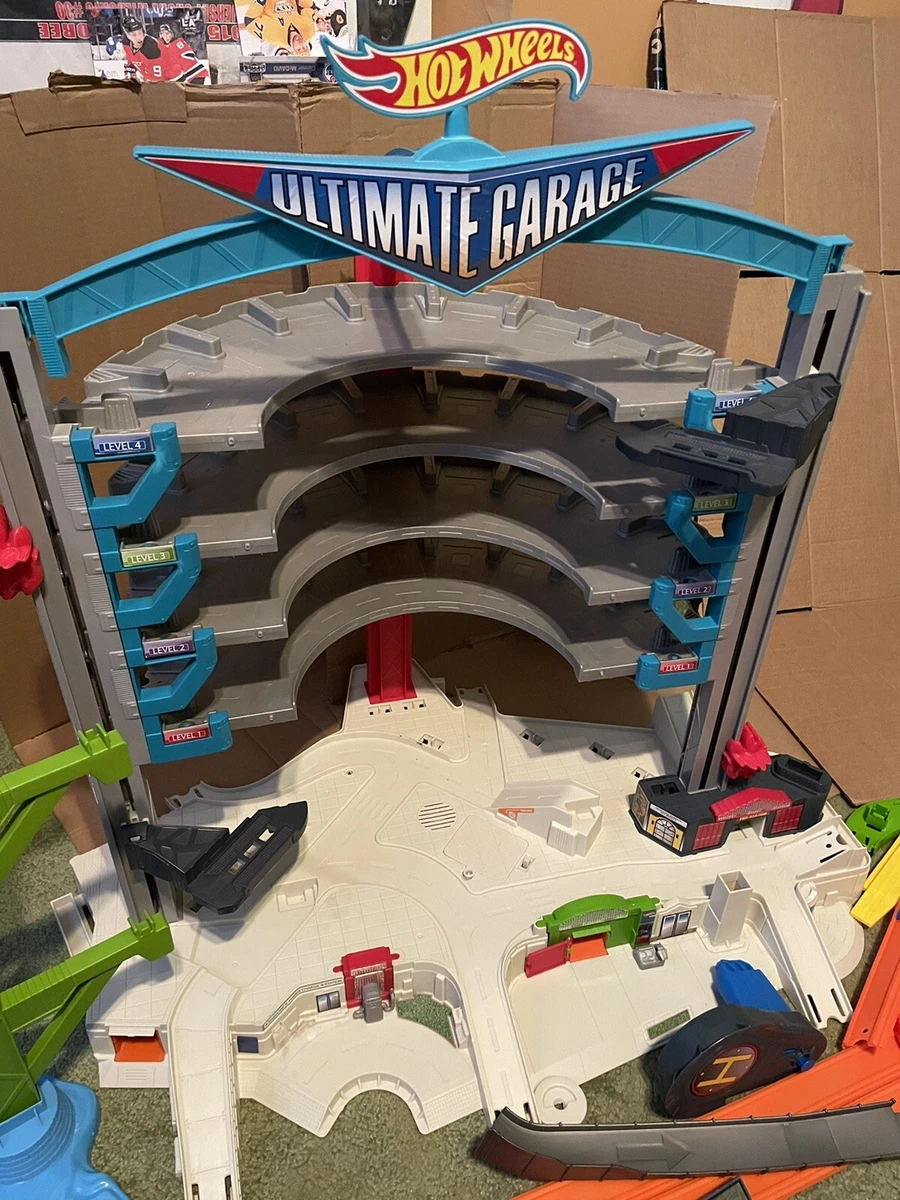 Hot Wheels Ultimate Garage Playset w/ Shark Attack & More-2016