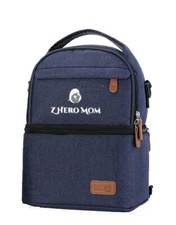 Breast Pump Bag, 2 parts, Breastmilk Insulated Cooler Bag, For Baby shower, Blue