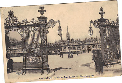 NANCY - Gitter Jean Lamour et la Place Stanislas ...... (Ref. G3699)