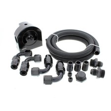 Speedway Motors Gm Ls Billet Aluminum Oil Filter Relocation Kit Black