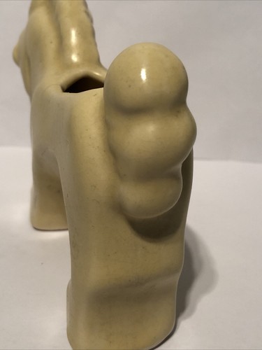 Vintage McCoy Pottery 1940’s Stretch Horse Pony Planter Matte Yellow - Picture 10 of 11