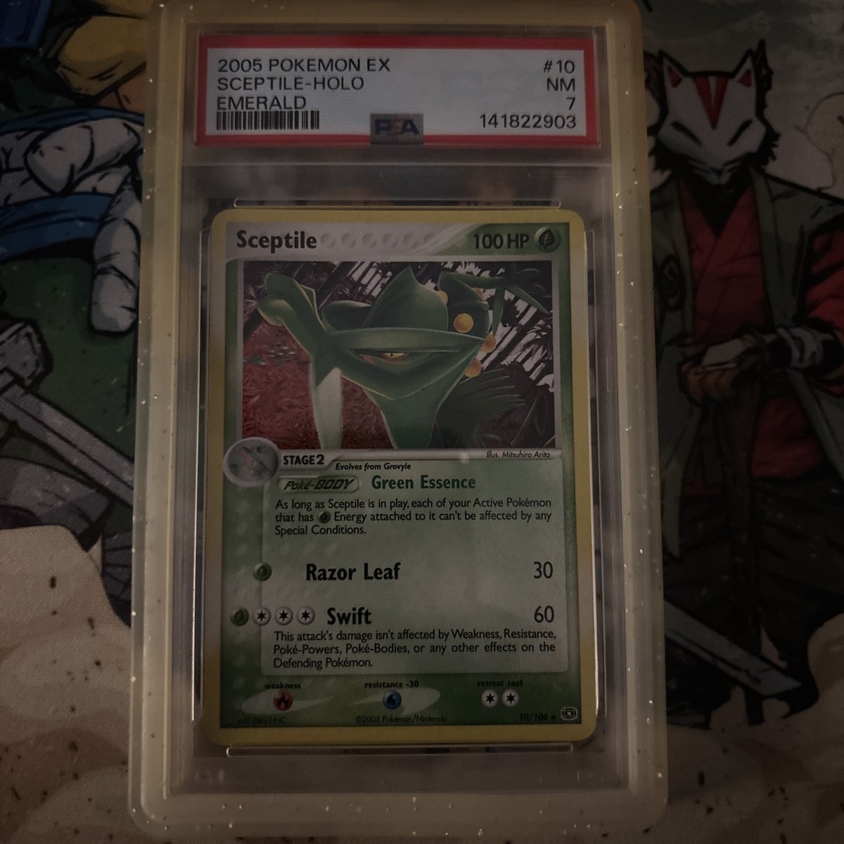 2005 Pokemon EX Emerald 10 Sceptile holo PSA 7 #10/106 POP 30 | eBay