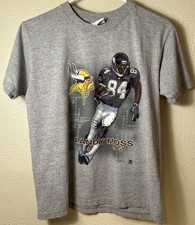 Camiseta Grande Juvenil Randy Moss 2001 Minnesota Vikings CSA Payers Inc. De Colección