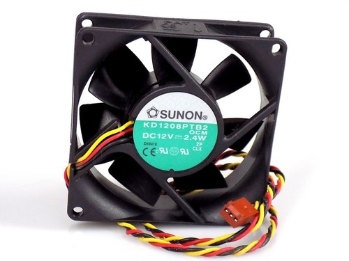 Sunon KD1208PTB2 13.(2).GN 3-Pin 12V Fan Lüfter Kühler Cooler 80x80x25mm 37CFM