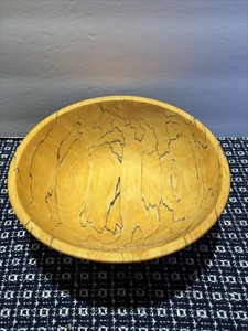 Handcrafted Drift Wood Bowl- Signed From Indianola,IA- 8 .5 Inch By 4 Deep-Rare