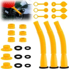 3× Replacement Gas Can Spout Nozzle Vent Kit for Plastic Gas Cans Old Style Cap
