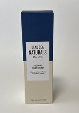 New Dead Sea Naturals by Ahava Soothing Body Cream Made In Israel Mineral 6.8 OZ
