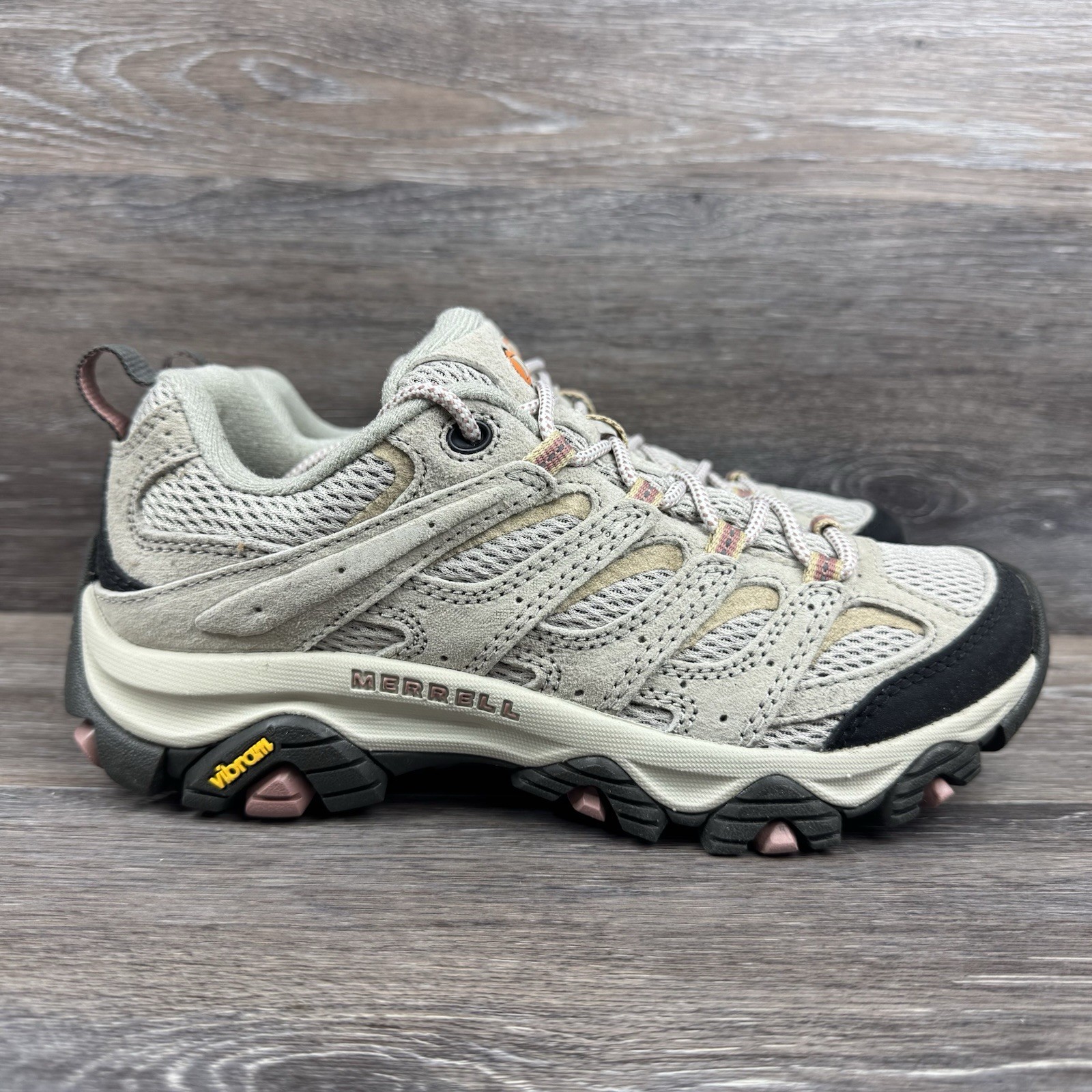 Scarpe basse Merrell Moab 3 taglia 7 escursionismo outdoor alluminio marrone Vibram sneaker
