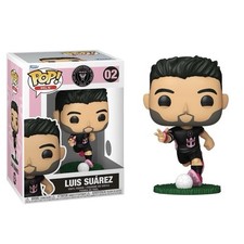 Funko Pop! Figura Vinilo Fútbol MSL Inter Miami Luis Suárez #2 EN MANO