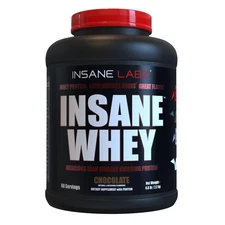 Muscle Building Insane Whey Isolate Protein - Post Workout Recovery, 60 Servings