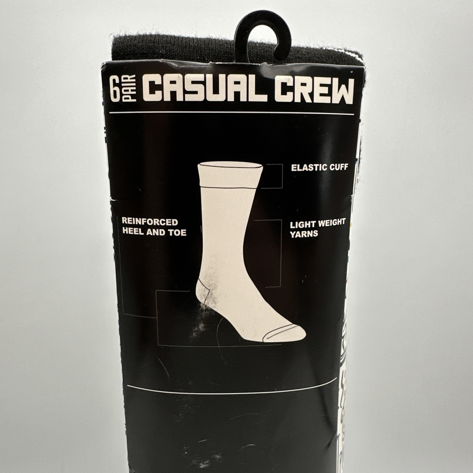 FRIENDS TV Show Series 6 Pair Casual Crew Socks Men's Size 8-12 New In Box