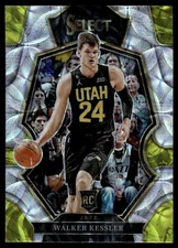2022-23 Panini Select Silver Scope Walker Kessler RC Utah Jazz #187