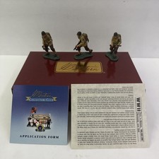 Vintage Britain 17494 Tank Support Team U.S. WWII Set Of 3 Soldiers Original Box