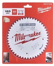 Image of Milwaukee 4932471295 ATB Wood Circular Saw Blade 165mm x 20mm 48T